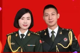 陆军男上士和武警女上尉：跨越千里相爱，现在他们还好吗？图片