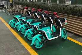 青桔共享电单车登陆江苏新沂图片