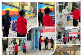 静待花开入园时——广河县幼儿园开展入园前疫情防控模拟演练图片