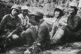 抗战时期的山西女兵连图片