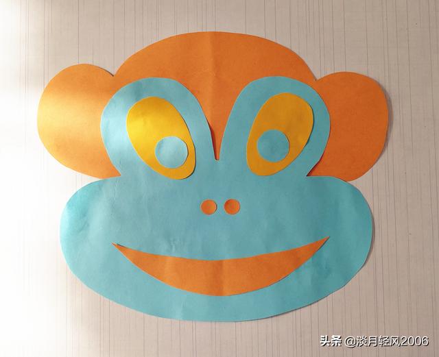 怎么做头饰手工制作,幼儿园手工,六一到了,自己动手做一个小猴子头饰