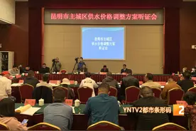 刚刚，昆明自来水价格调整听证！27名听证代表中仅1人反对涨价图片