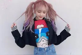 崔叡娜，双马尾可爱女生图片