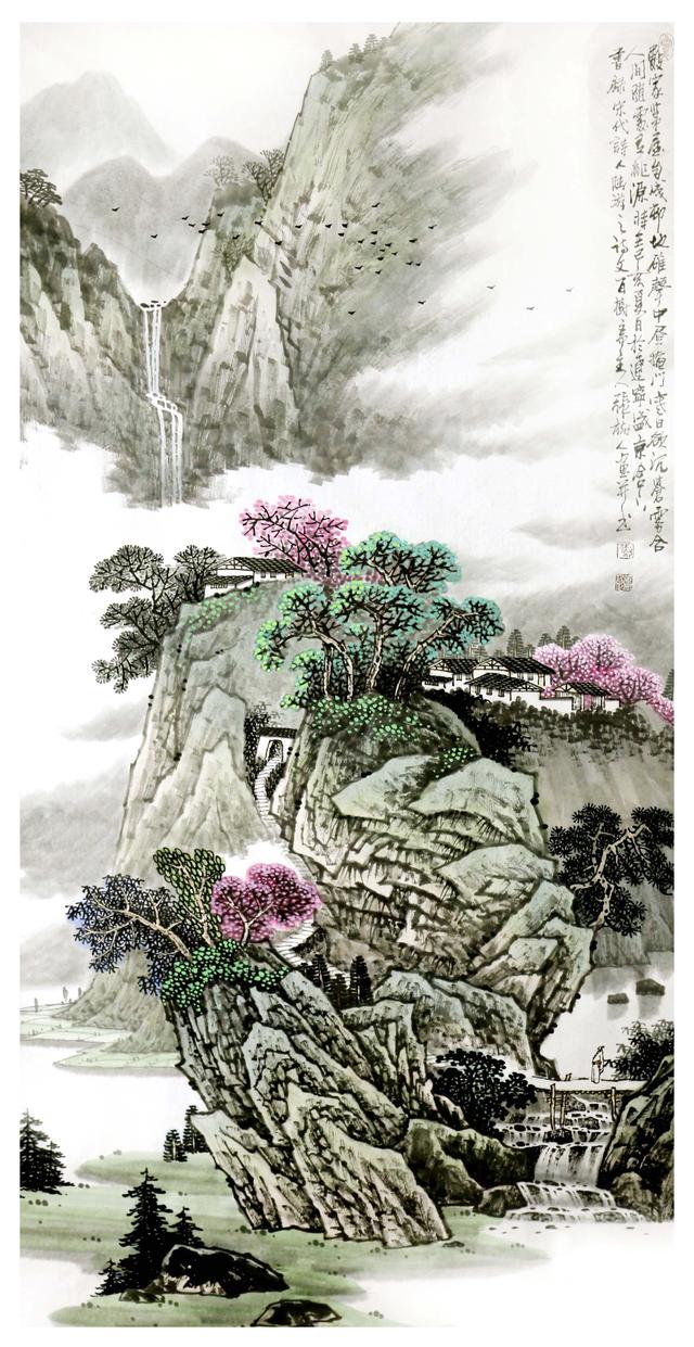 原文罗浮山下四时春，卢橘杨梅次第新