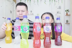 试喝“六种口味的芬达”，桐桐要混合西瓜和山楂，混后是什么味道视频封面