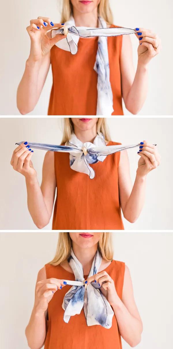 丝巾蝴蝶结的50种实用系法,让你瞬间小十岁(如何绑丝带蝴蝶结) - 冷求