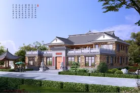 广西出了个大老板，150万回村建四合院，光酒席就办了60桌，霸气图片