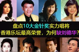 香港10大殿堂级唱将：每个都获得至高荣誉金针奖，为何缺刘德华？图片