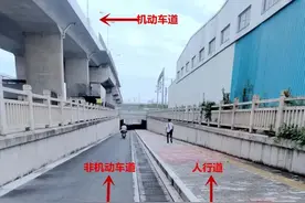 安全又通畅！这座立交桥实行人车分流啦图片