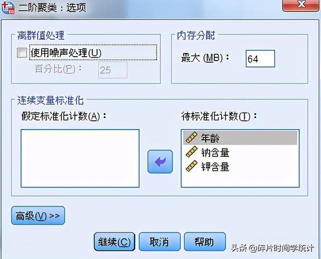 连续变量和分类变量的区别（分类分析 之 两步聚类分析）
