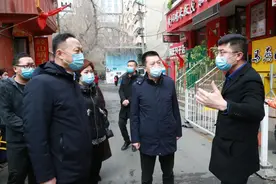 区委副书记、区长哈米提·买买提伊明调研创城和老旧小区改造工作图片