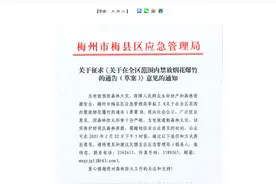 五华、梅县拟全域禁放烟花爆竹！为何农村也遭“禁燃令”？图片