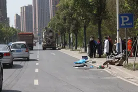 珍爱生命 远离大货车 资阳一罐车变道时观察不周 惨祸一秒发生图片