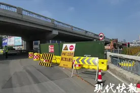 南京中央门立交桥大修迎来首个工作日，周边道路通行情况良好图片