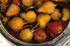 酱泡五彩椒怎样做脆辣入味不软瘪？酱香浓郁，好吃到能当零食吃图片
