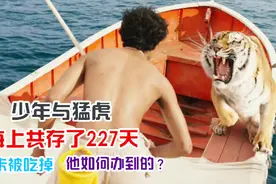 不可思议！少年与猛虎海上漂流了227天 未被吃掉 他如何办到的？视频封面
