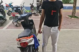 吃完饭喝完酒 偷辆车回家去 男子如此不厚道 学伟中队“忍不了”图片