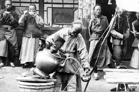 民国北京大碗茶旧影：剪不断的情愫与最廉价的饮料图片