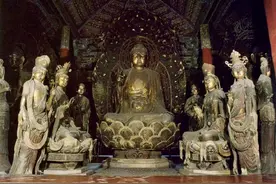 航拍华严寺图片