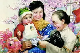 上世纪八十年代的年画，开国元勋，最可爱的人，粒粒皆辛苦图片