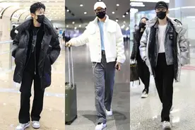 黄晓明“暴瘦”后成搭配模板，个个造型青春时髦，穿出大长腿图片
