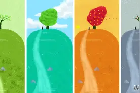 四季插画｜一张图感受春夏秋冬图片