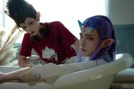 哪吒和敖丙的现代装COSPLAY见过没？造型真是既帅气又个性哦图片