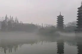 南风天造就别样桂林！山水间云雾缭绕 诗情画意美不胜收图片