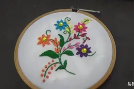 绣花小课堂，带你学习如何刺绣简单又漂亮的花卉！图片