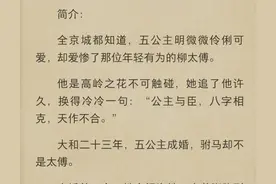 单推古言甜宠文《小娇矜》，娇贵公主倒追高岭之花太傅，好看图片