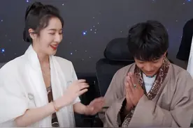 丁真做客薇娅直播间能唱能跳，成立个人公司疑似往娱乐圈发展图片