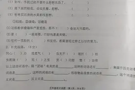 片区联考五年级试卷，最低分33，该如何找到突破口提高学习成绩图片