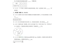 广东东莞南开实验学校小升初数学试卷图片