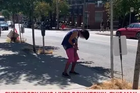 大白天！温哥华妈妈带娃在自家楼下散步，被人拿带血的针头狂追图片