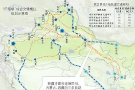 新藏铁路、塔里木盆地铁路环线、成库铁路，条条铁路通新疆图片