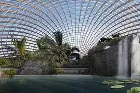 太原植物园完工八成，正在引入并栽植南方热带植物图片