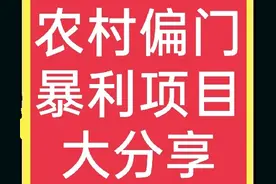 五个农村冷门赚钱项目，想赚钱的，不可错过，速来学图片