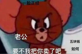 抖音热门文字背景图：猫和老鼠表情包图片