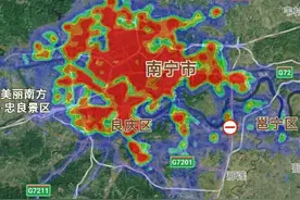 西部12个城市热力图，呼和浩特、贵阳、南宁、拉萨、昆明、兰州等图片