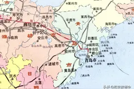 胶东地理：青岛市地图的四个角，分别都是哪些村庄？图片