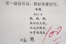 小学生仿写走红，“咏鸡”PK“咏鹅”，你觉得有学到精华吗？图片