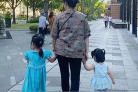 陈赫女儿近照曝光，5岁安安身材比例卓越，妹妹扎俩小辫太可爱图片