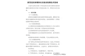 新版：新型冠状病毒肺炎实验室检测技术指南图片