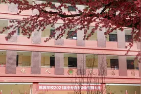 渭南桃园学校2021届“拼博百日 不负芳华”百日誓师大会图片