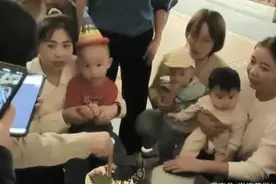 楷楷过生日姥爷姥姥怎么没有出面呢，网友：这不是明摆着的事吗？图片