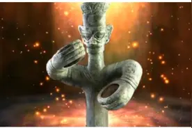 三星堆大立人手里拿的是什么？终于找到答案了图片