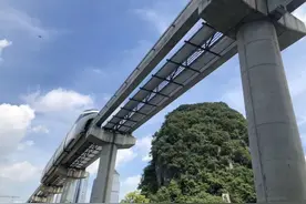 太好了！第一次“开机”！桂林云轨跑起来了图片