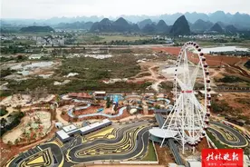 桂林百米摩天轮、海洋乐园来了！开业时间已确定，设备正在安装调试图片