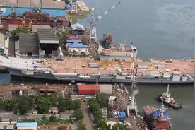 千呼万唤始出来，印度举国上下欢呼，却发现落后山东舰不止一年图片