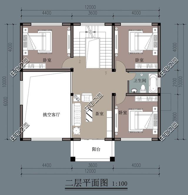 农村两层半自建房，占地90平到180平方，7种不同布局哪个适合你？